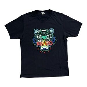 KENZO Classic Tiger Graphic Black T-Shirt